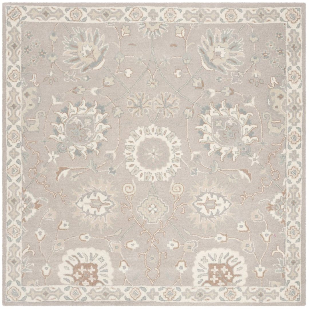 SAFAVIEH Heritage HG824B Handmade Silver / Ivory Rug Image 6