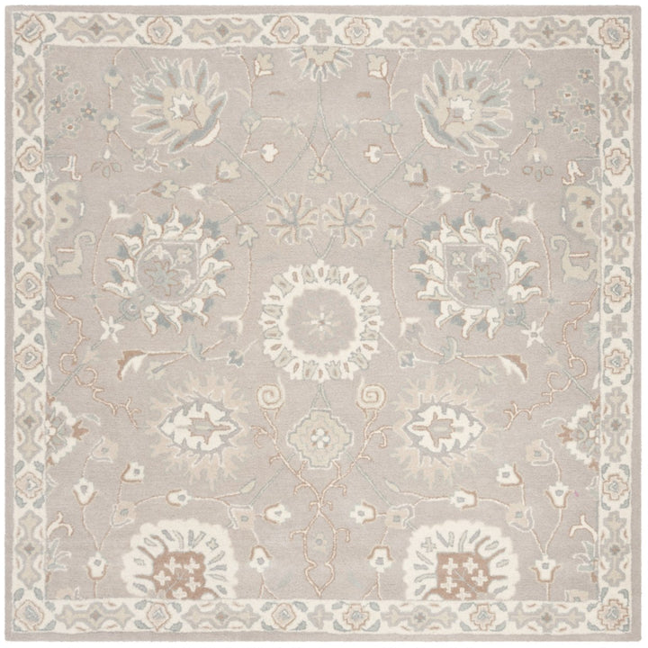 SAFAVIEH Heritage HG824B Handmade Silver / Ivory Rug Image 6