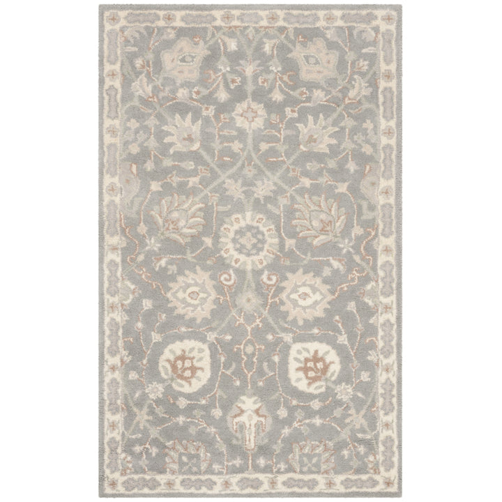 SAFAVIEH Heritage HG824A Handmade Grey / Ivory Rug Image 8