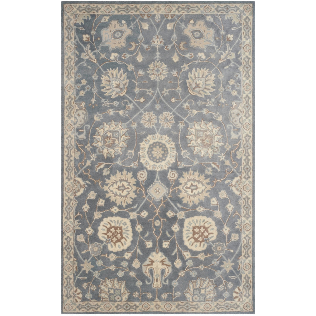 SAFAVIEH Heritage HG824A Handmade Grey / Ivory Rug Image 9