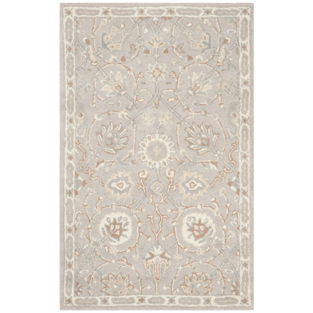 SAFAVIEH Heritage HG824B Handmade Silver / Ivory Rug Image 8