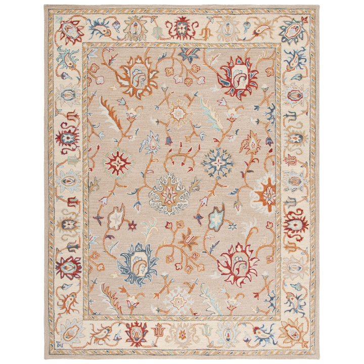 SAFAVIEH Heritage HG825A Handmade Brown / Beige Rug Image 1