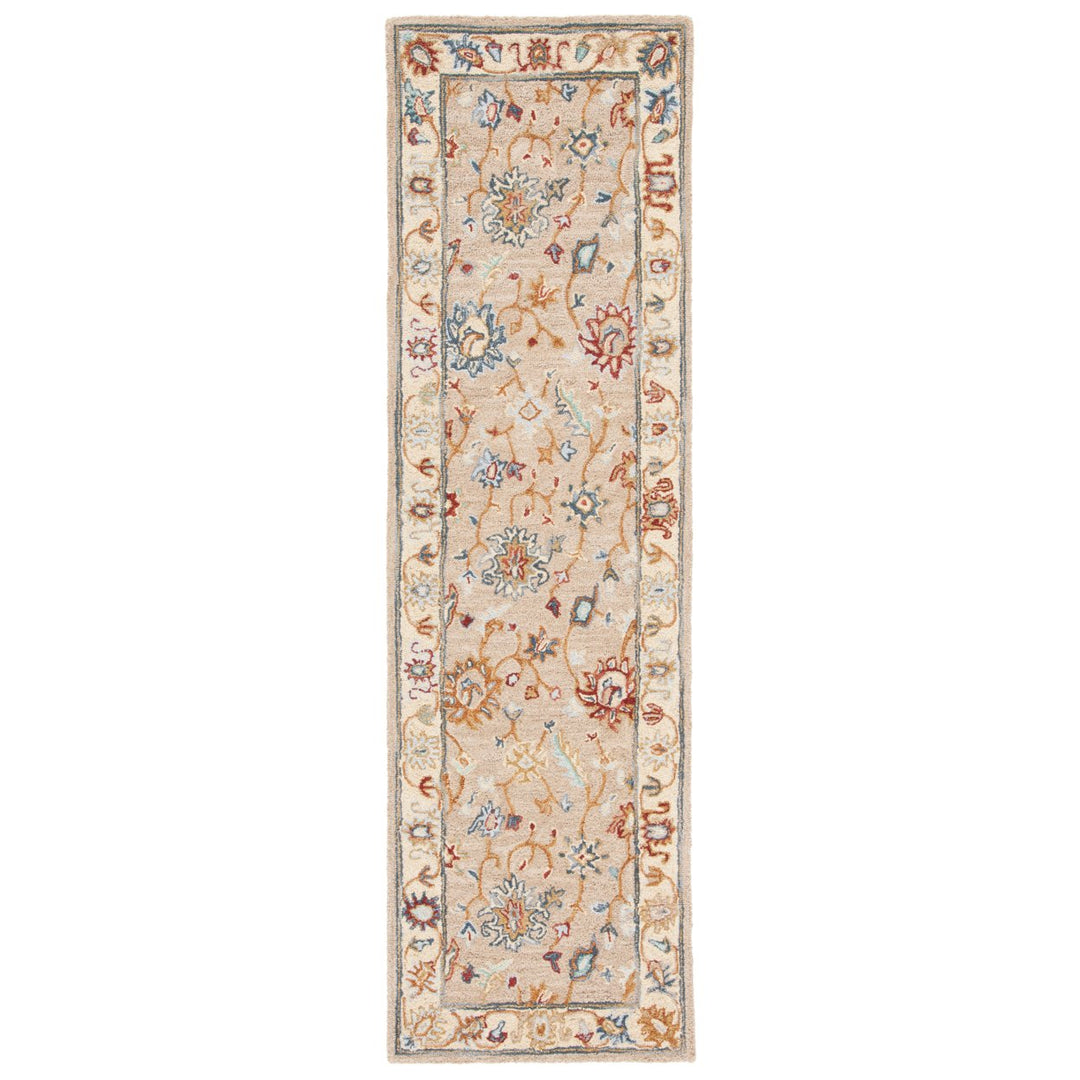 SAFAVIEH Heritage HG825A Handmade Brown / Beige Rug Image 1