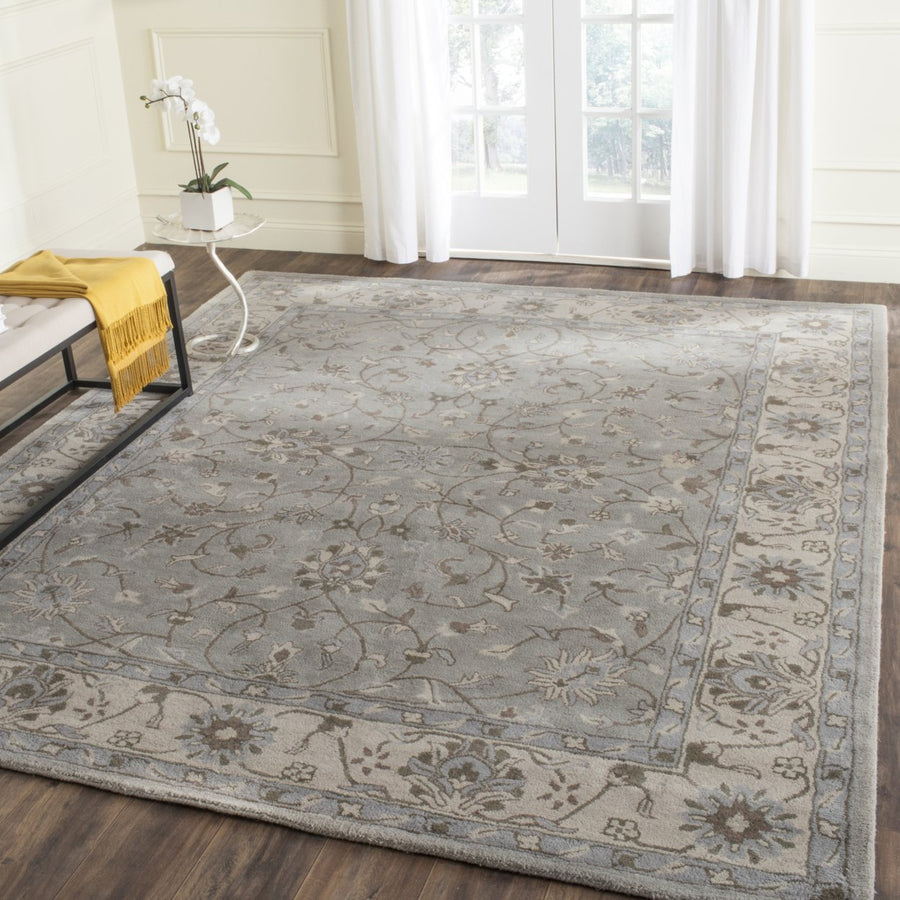 SAFAVIEH Heritage HG862A Handmade Beige / Grey Rug Image 1