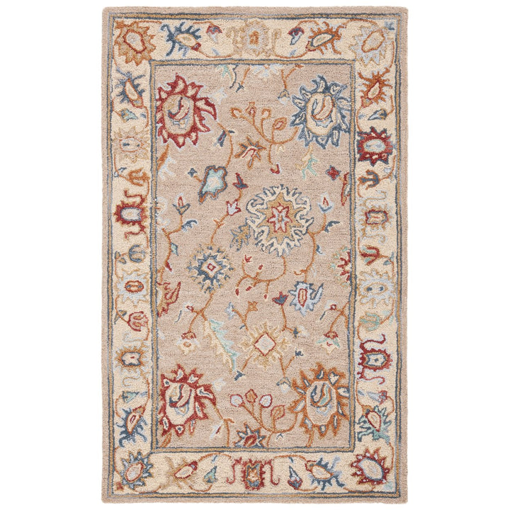 SAFAVIEH Heritage HG825A Handmade Brown / Beige Rug Image 3