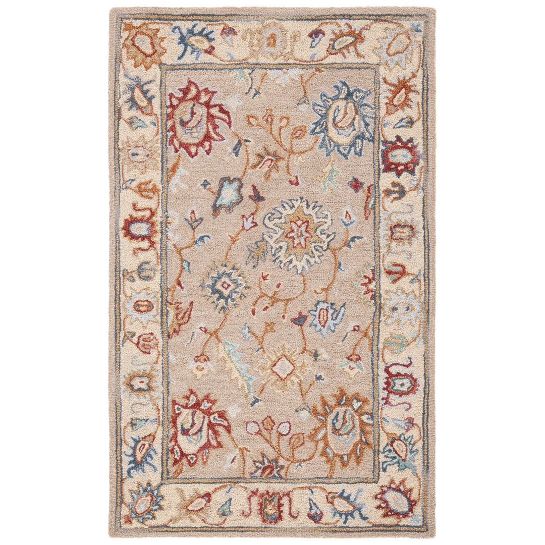 SAFAVIEH Heritage HG825A Handmade Brown / Beige Rug Image 1