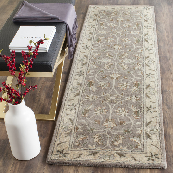 SAFAVIEH Heritage HG863A Handmade Grey / Beige Rug Image 3