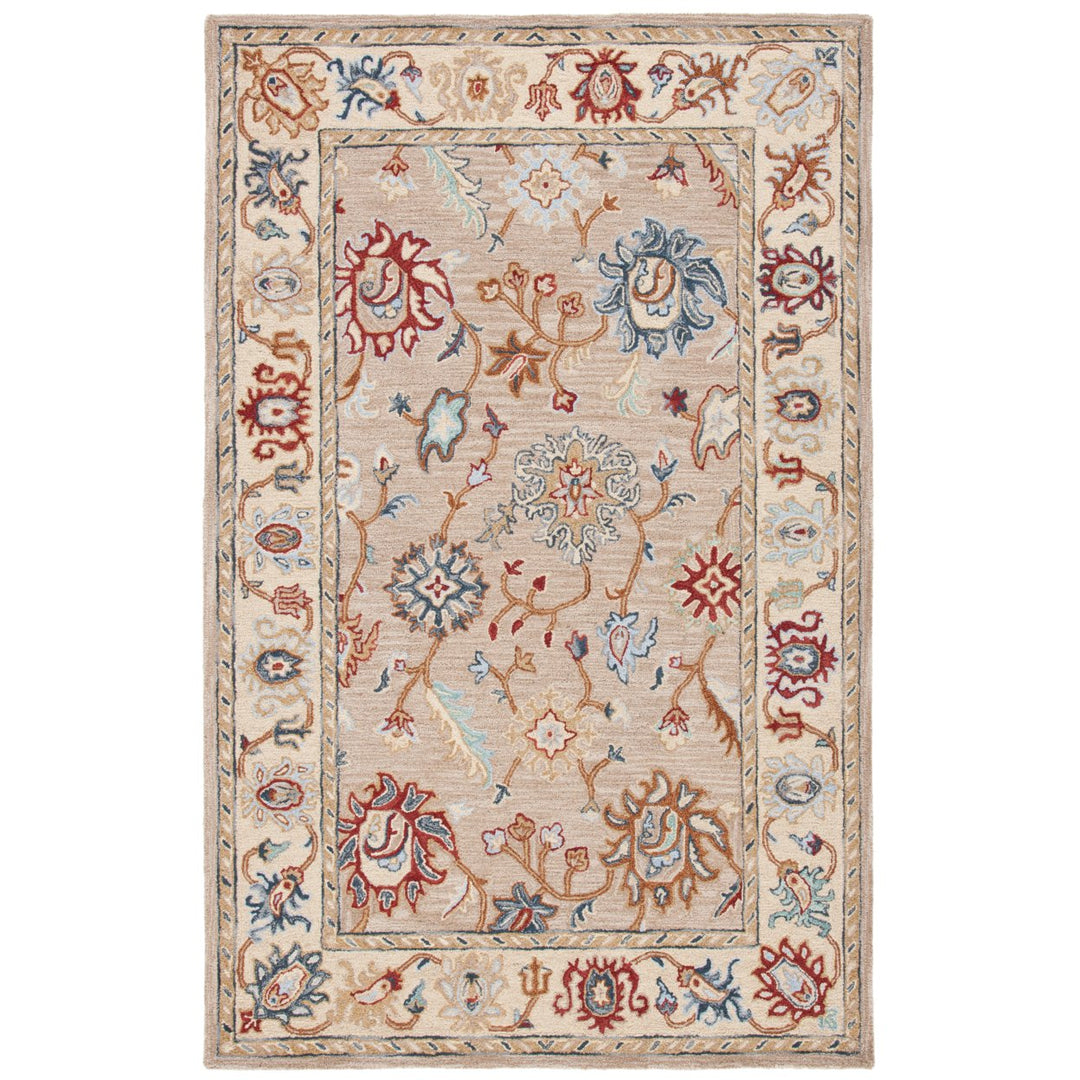 SAFAVIEH Heritage HG825A Handmade Brown / Beige Rug Image 4