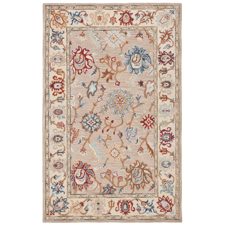 SAFAVIEH Heritage HG825A Handmade Brown / Beige Rug Image 5