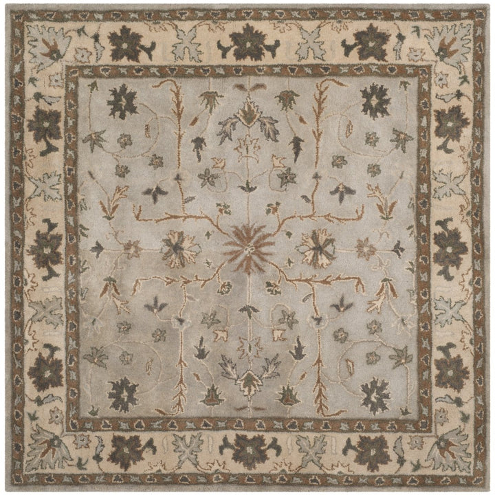 SAFAVIEH Heritage HG864A Handmade Green / Beige Rug Image 1