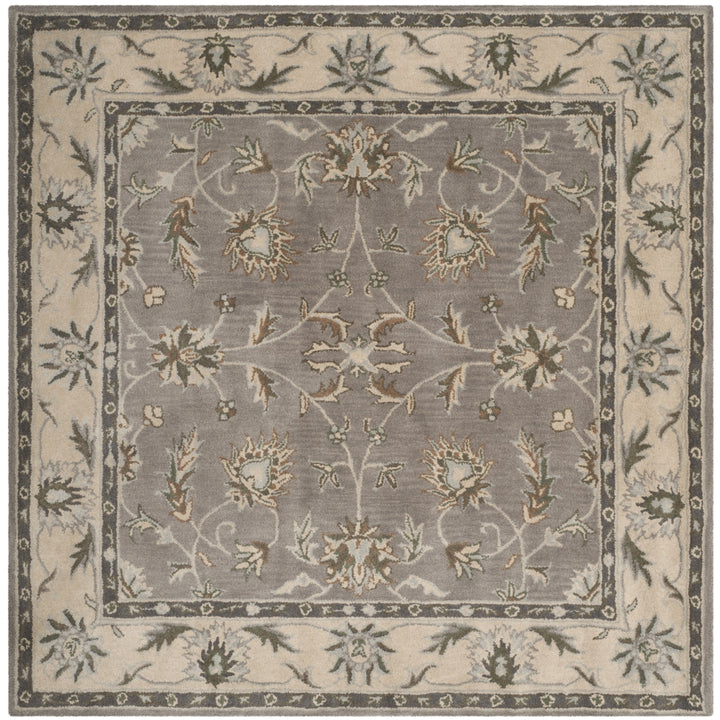 SAFAVIEH Heritage HG863A Handmade Grey / Beige Rug Image 6