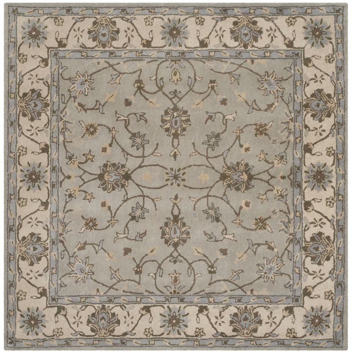 SAFAVIEH Heritage HG862A Handmade Beige / Grey Rug Image 7