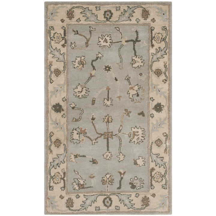 SAFAVIEH Heritage HG865A Handmade Beige / Grey Rug Image 5