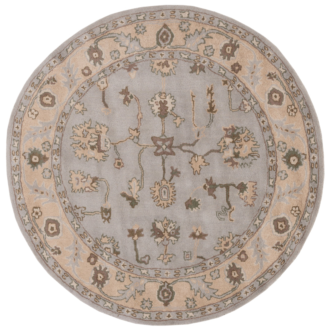 SAFAVIEH Heritage HG865A Handmade Beige / Grey Rug Image 6