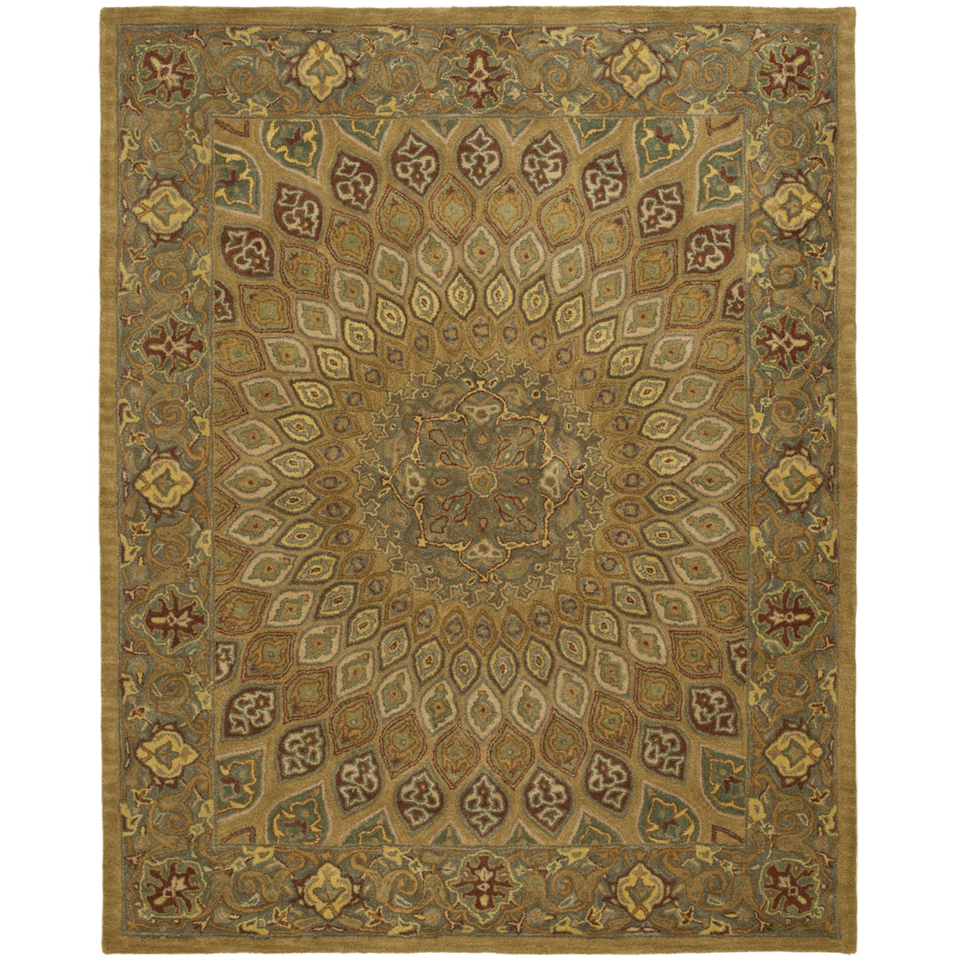 SAFAVIEH Heritage HG914A Handmade Light Brown / Grey Rug Image 1