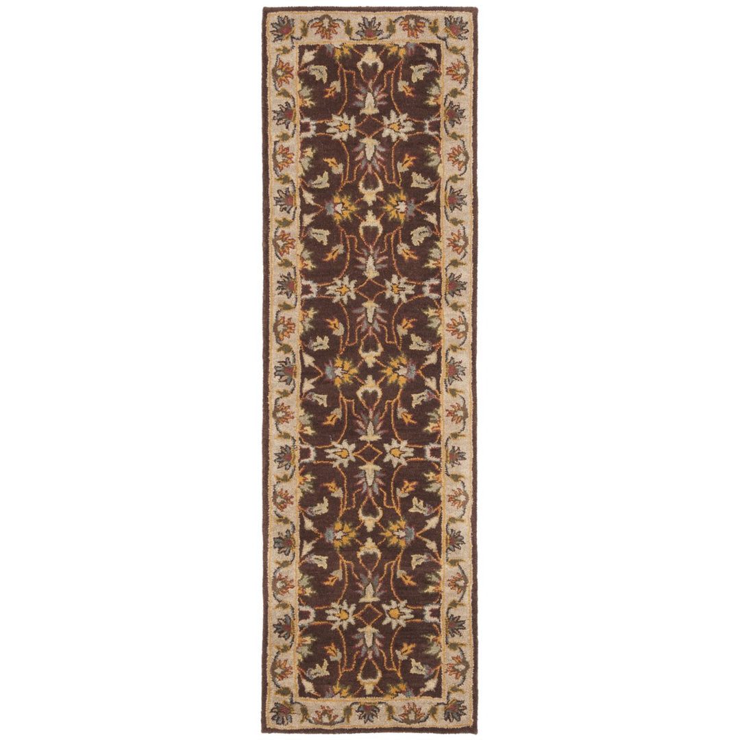 SAFAVIEH Heritage HG912A Handmade Brown / Ivory Rug Image 5