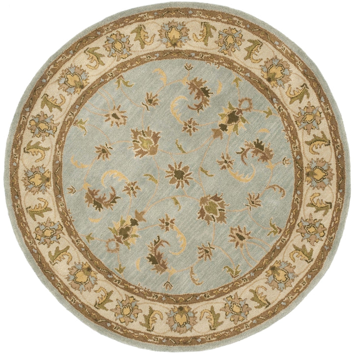 SAFAVIEH Heritage HG913A Handmade Light Blue / Beige Rug Image 4