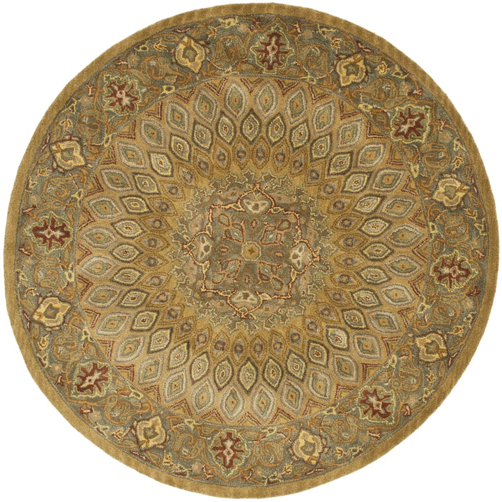 SAFAVIEH Heritage HG914A Handmade Light Brown / Grey Rug Image 4