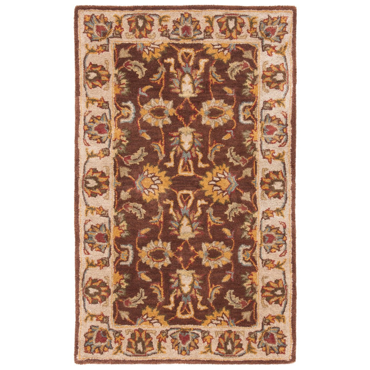 SAFAVIEH Heritage HG912A Handmade Brown / Ivory Rug Image 8