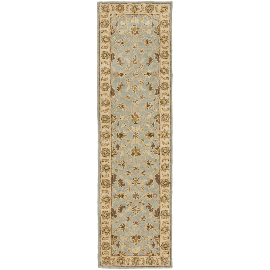 SAFAVIEH Heritage HG913A Handmade Light Blue / Beige Rug Image 5