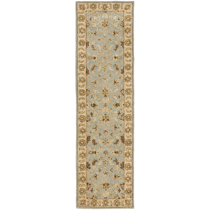 SAFAVIEH Heritage HG913A Handmade Light Blue / Beige Rug Image 5