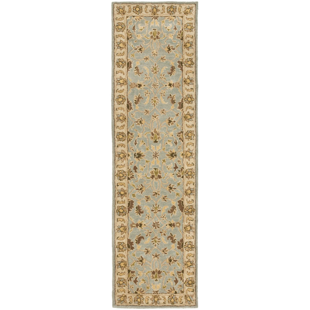 SAFAVIEH Heritage HG913A Handmade Light Blue / Beige Rug Image 1