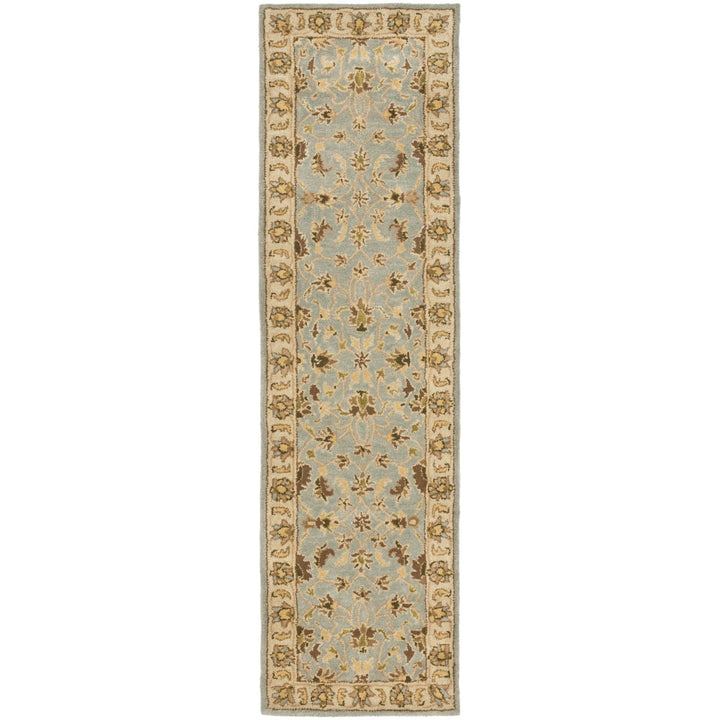 SAFAVIEH Heritage HG913A Handmade Light Blue / Beige Rug Image 1