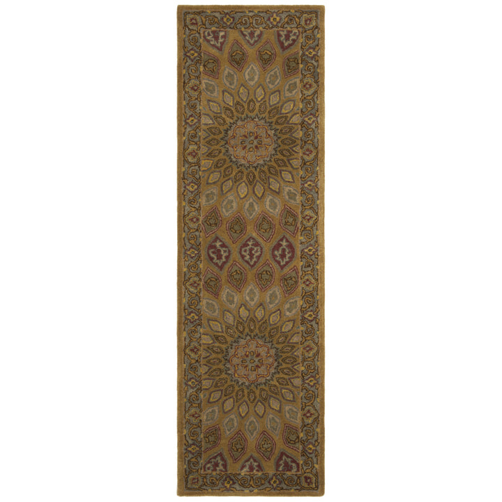 SAFAVIEH Heritage HG914A Handmade Light Brown / Grey Rug Image 5