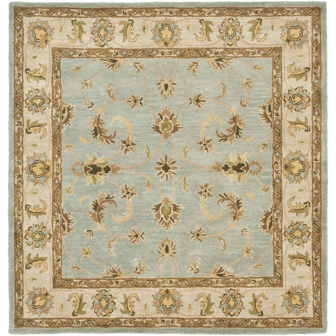 SAFAVIEH Heritage HG913A Handmade Light Blue / Beige Rug Image 6