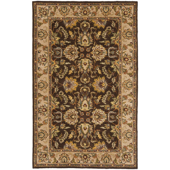 SAFAVIEH Heritage HG912A Handmade Brown / Ivory Rug Image 9