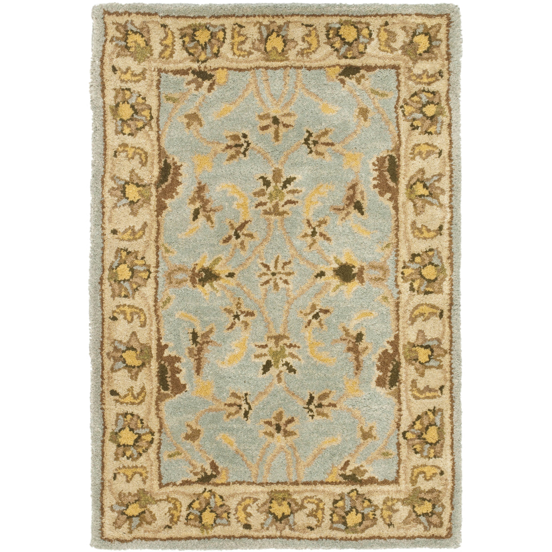 SAFAVIEH Heritage HG913A Handmade Light Blue / Beige Rug Image 8