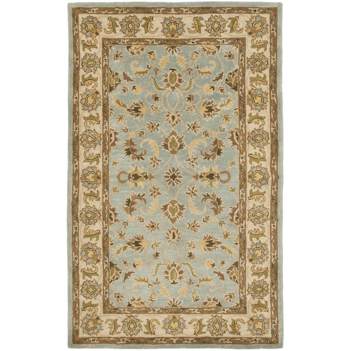 SAFAVIEH Heritage HG913A Handmade Light Blue / Beige Rug Image 1