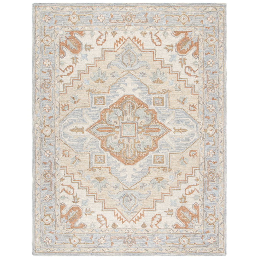 SAFAVIEH Heritage HG920B Handmade Beige / Grey Rug Image 1