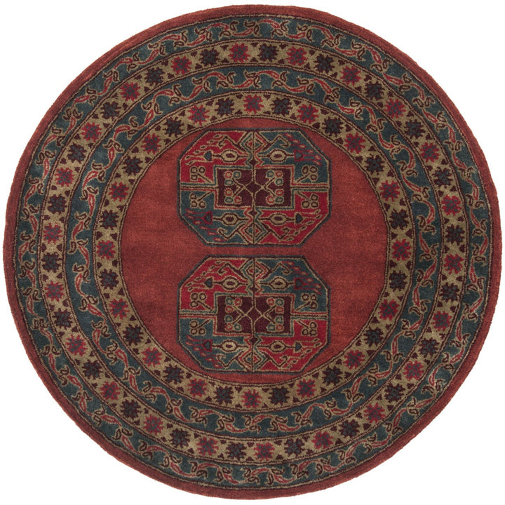 SAFAVIEH Heritage Collection HG919Q Handmade Red Rug Image 1