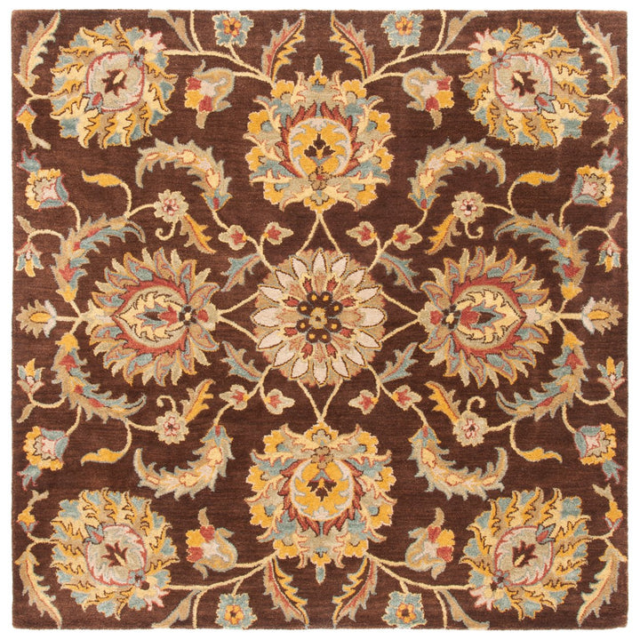 SAFAVIEH Heritage HG921A Handmade Brown / Gold Rug Image 1