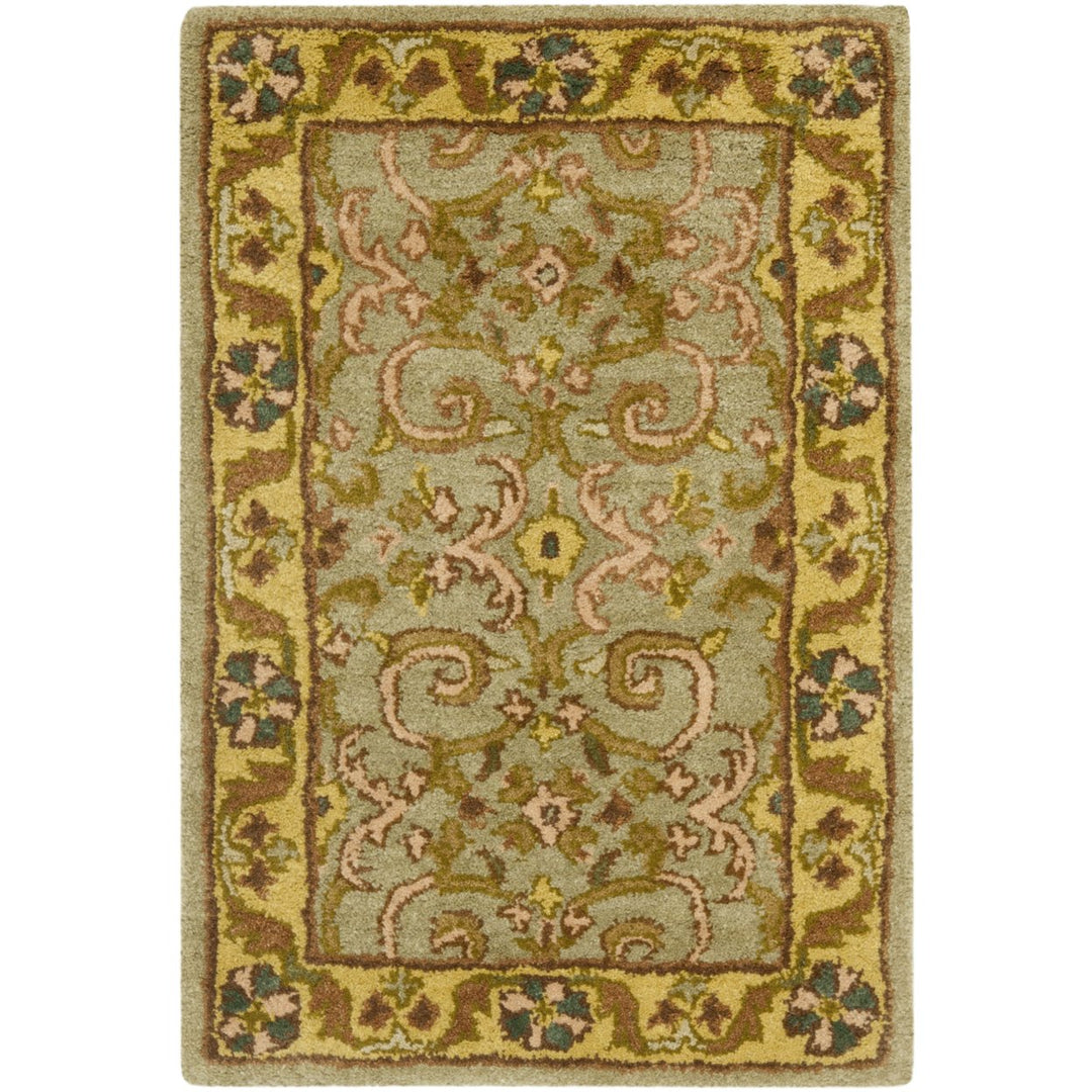 SAFAVIEH Heritage HG924A Handmade Grey / Gold Rug Image 1