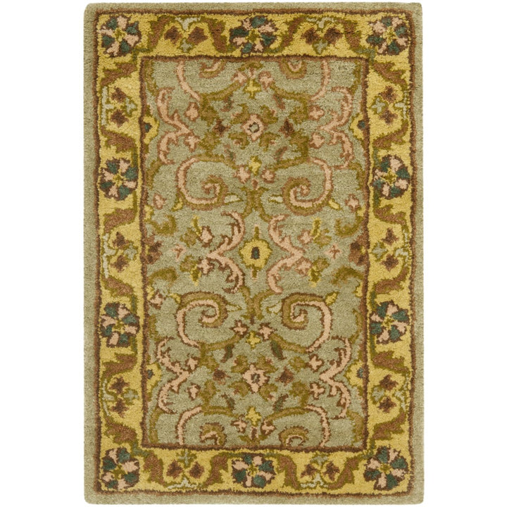 SAFAVIEH Heritage HG924A Handmade Grey / Gold Rug Image 1