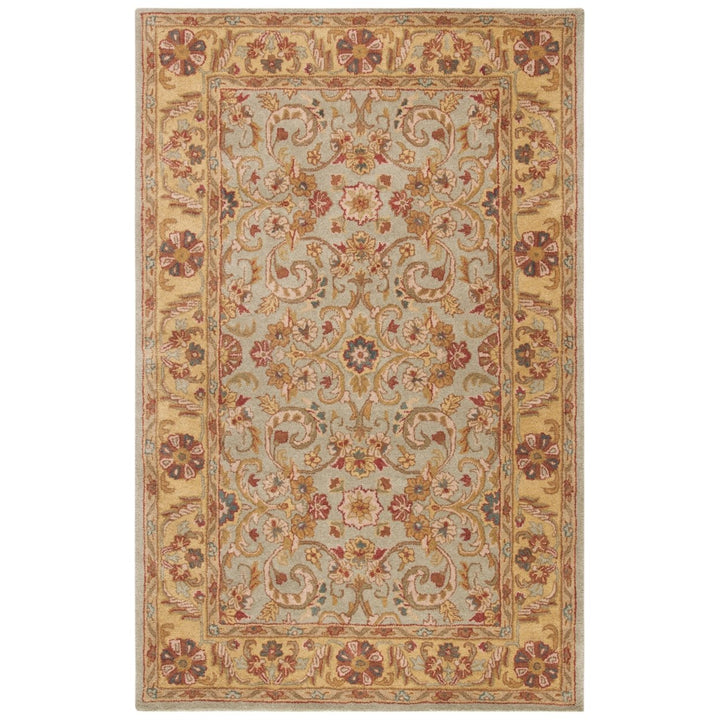 SAFAVIEH Heritage HG924A Handmade Grey / Gold Rug Image 1