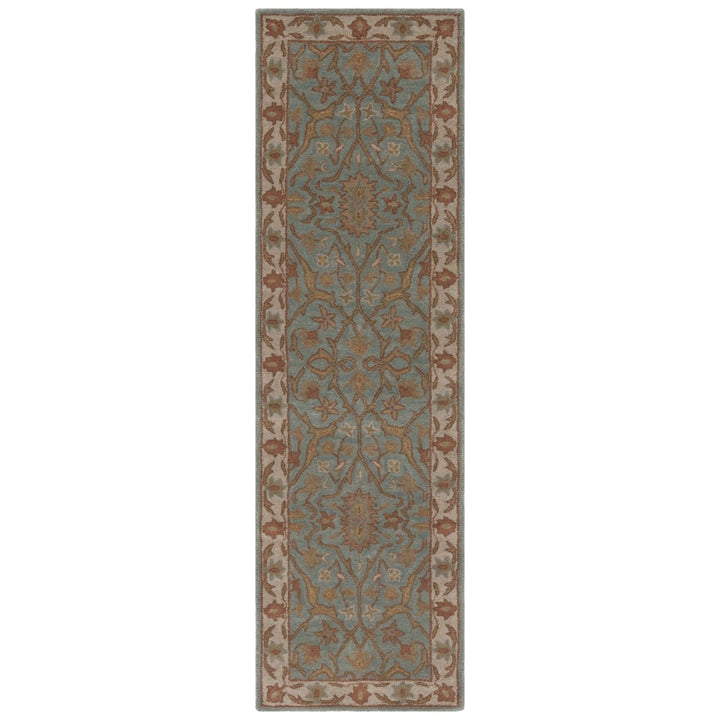 SAFAVIEH Heritage HG937A Handmade Light Blue / Ivory Rug Image 1