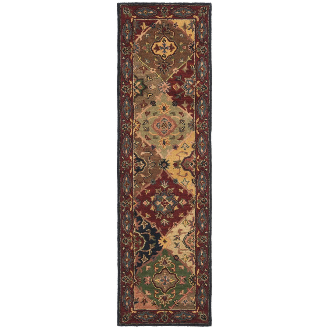 SAFAVIEH Heritage HG926A Handmade Red / Multi Rug Image 5