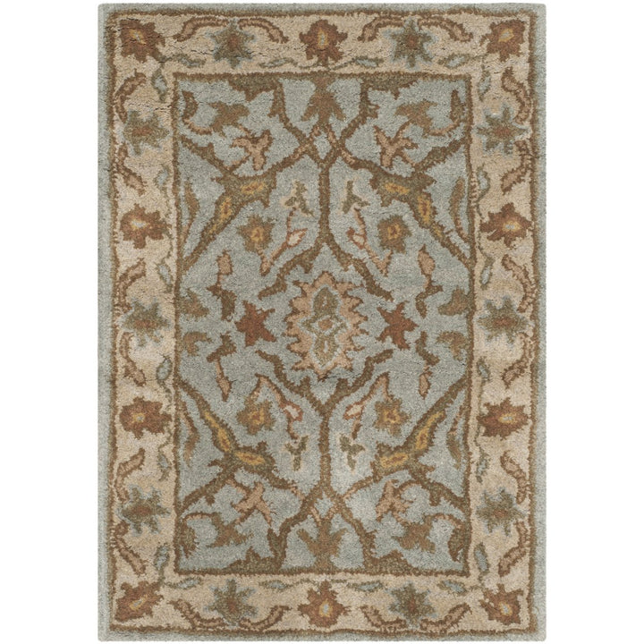 SAFAVIEH Heritage HG937A Handmade Light Blue / Ivory Rug Image 1