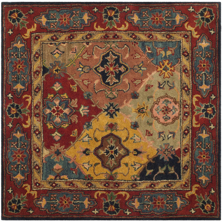 SAFAVIEH Heritage HG926A Handmade Red / Multi Rug Image 1