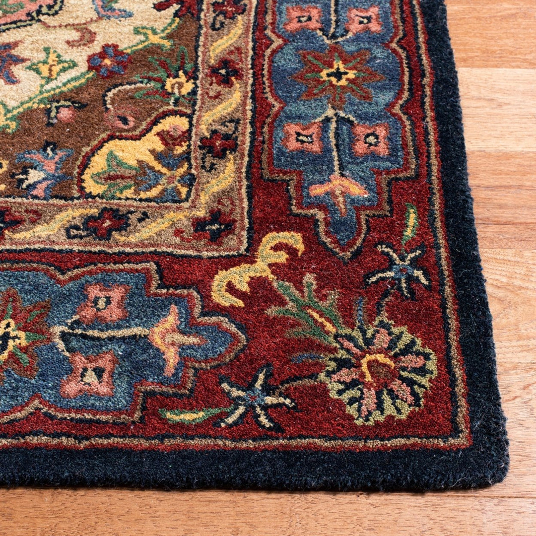 SAFAVIEH Heritage HG926A Handmade Red / Multi Rug Image 11