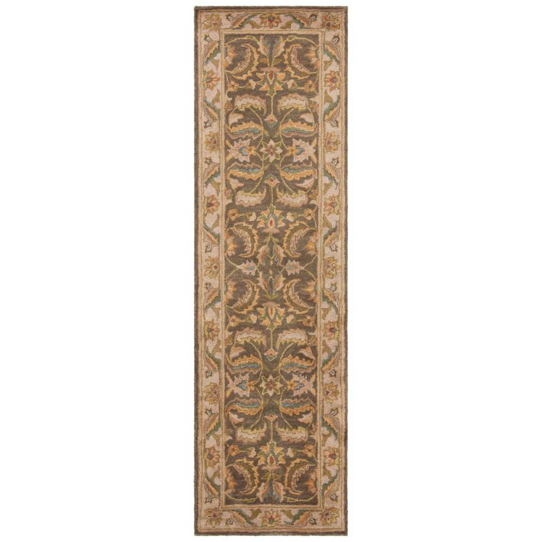 SAFAVIEH Heritage HG964A Handmade Green / Beige Rug Image 1