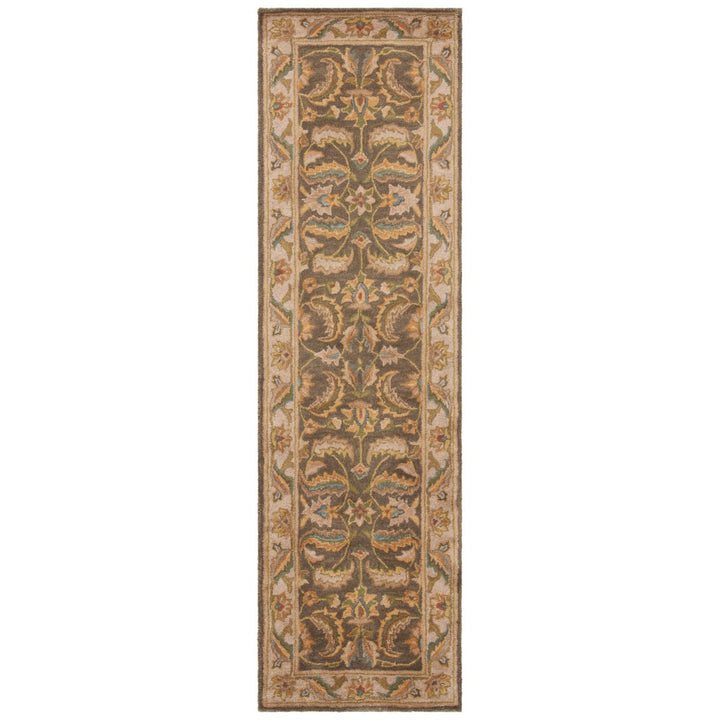 SAFAVIEH Heritage HG964A Handmade Green / Beige Rug Image 1