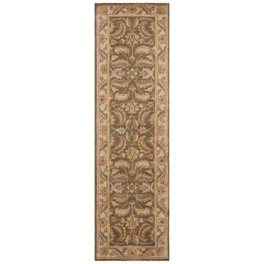 SAFAVIEH Heritage HG964A Handmade Green / Beige Rug Image 1