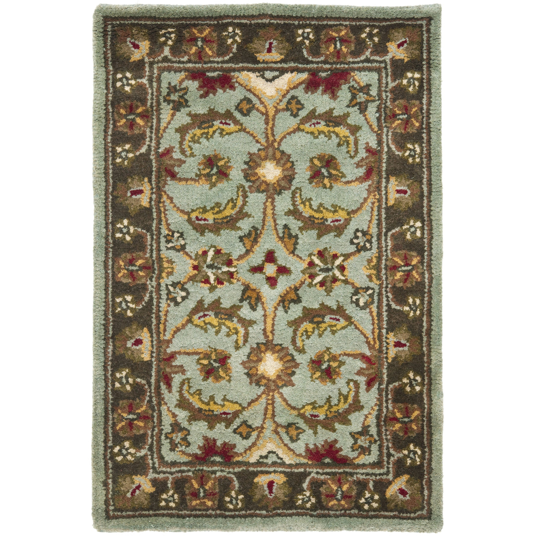 SAFAVIEH Heritage HG962A Handmade Blue / Brown Rug Image 1