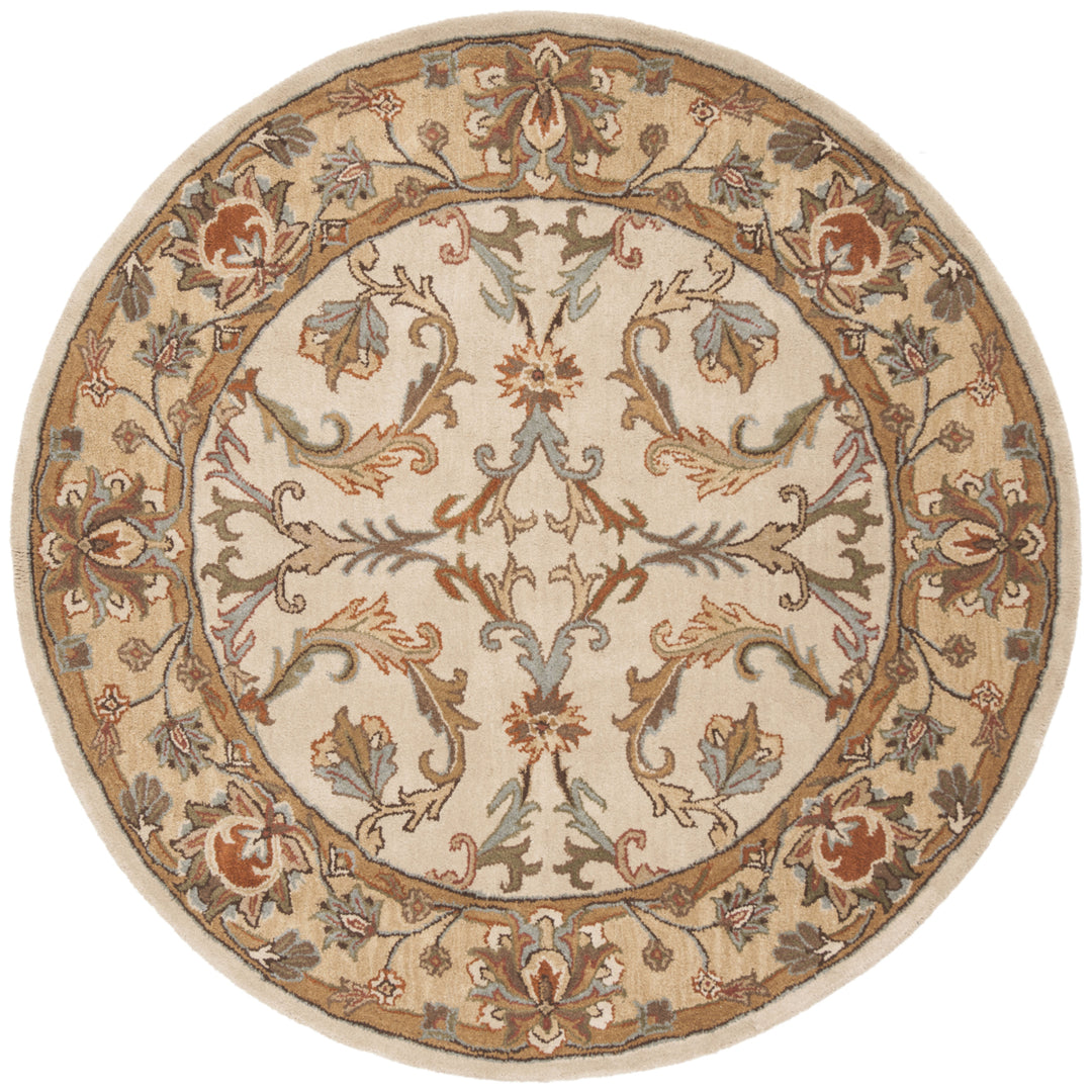 SAFAVIEH Heritage HG967A Handmade Beige / Gold Rug Image 4