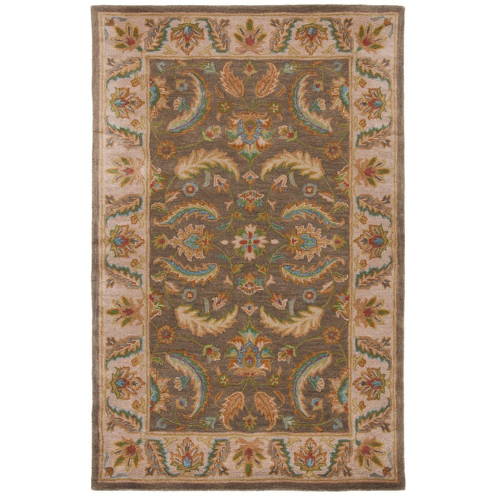 SAFAVIEH Heritage HG964A Handmade Green / Beige Rug Image 11