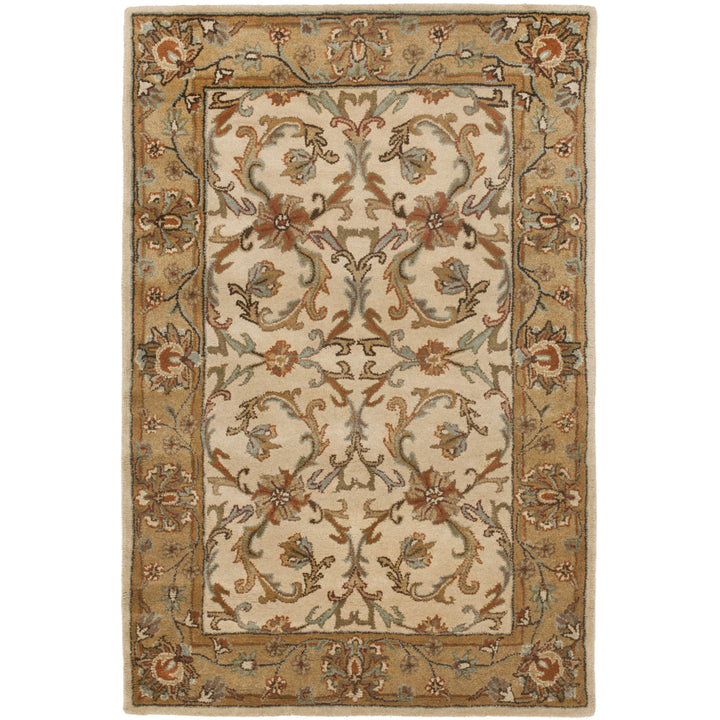 SAFAVIEH Heritage HG967A Handmade Beige / Gold Rug Image 9